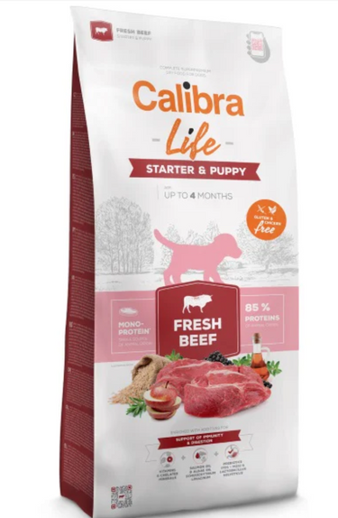 Calibra Dog Life Starter & Puppy Fresh Beef 2.5kg